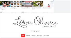 Desktop Screenshot of blogdaleoliveira.com