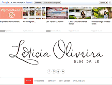 Tablet Screenshot of blogdaleoliveira.com